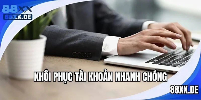 Điền thông tin chuẩn để khôi phục tài khoản