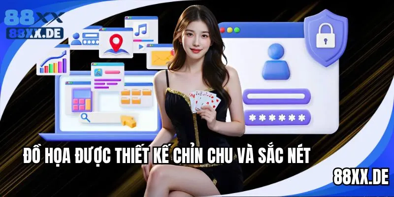 Đồ họa tại ứng dụng được thiết kế chỉn chu và sắc nét