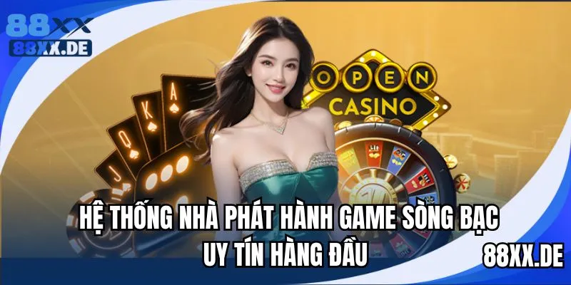 Sảnh casino hợp tác với nhà phát hành game hàng đầu