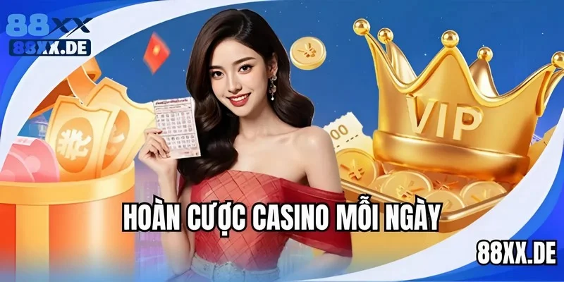 Ưu đãi hoàn cược casino trực tuyến hấp dẫn